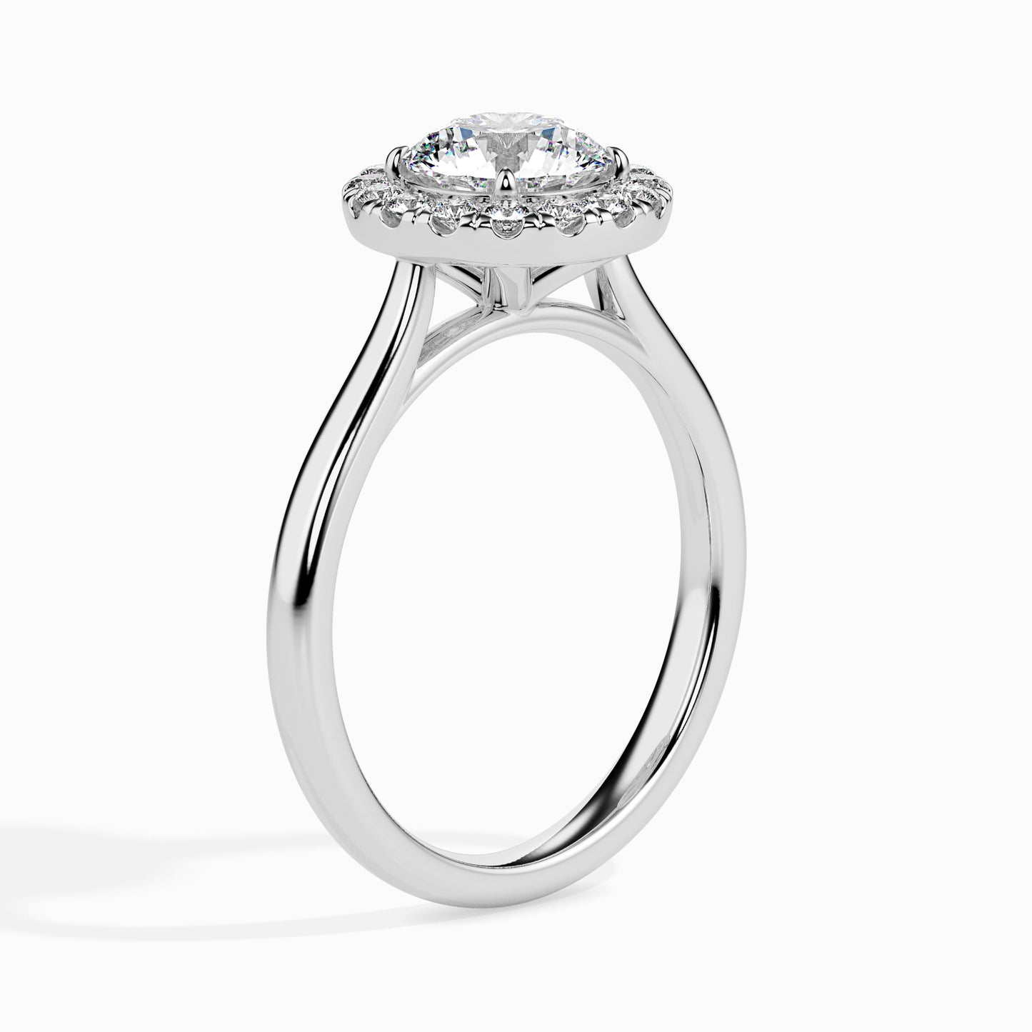 14K 18K Solid Gold Lab Grown IGI Certified Diamond Engagement Ring