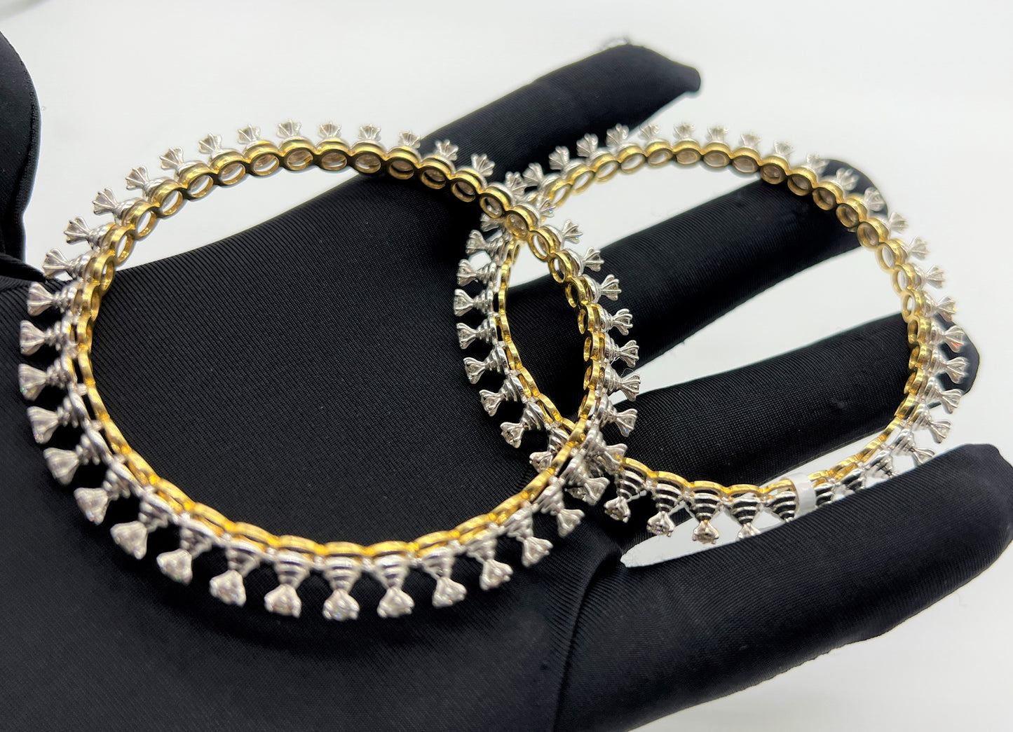 Lab Grown Diamond Bangle Pair