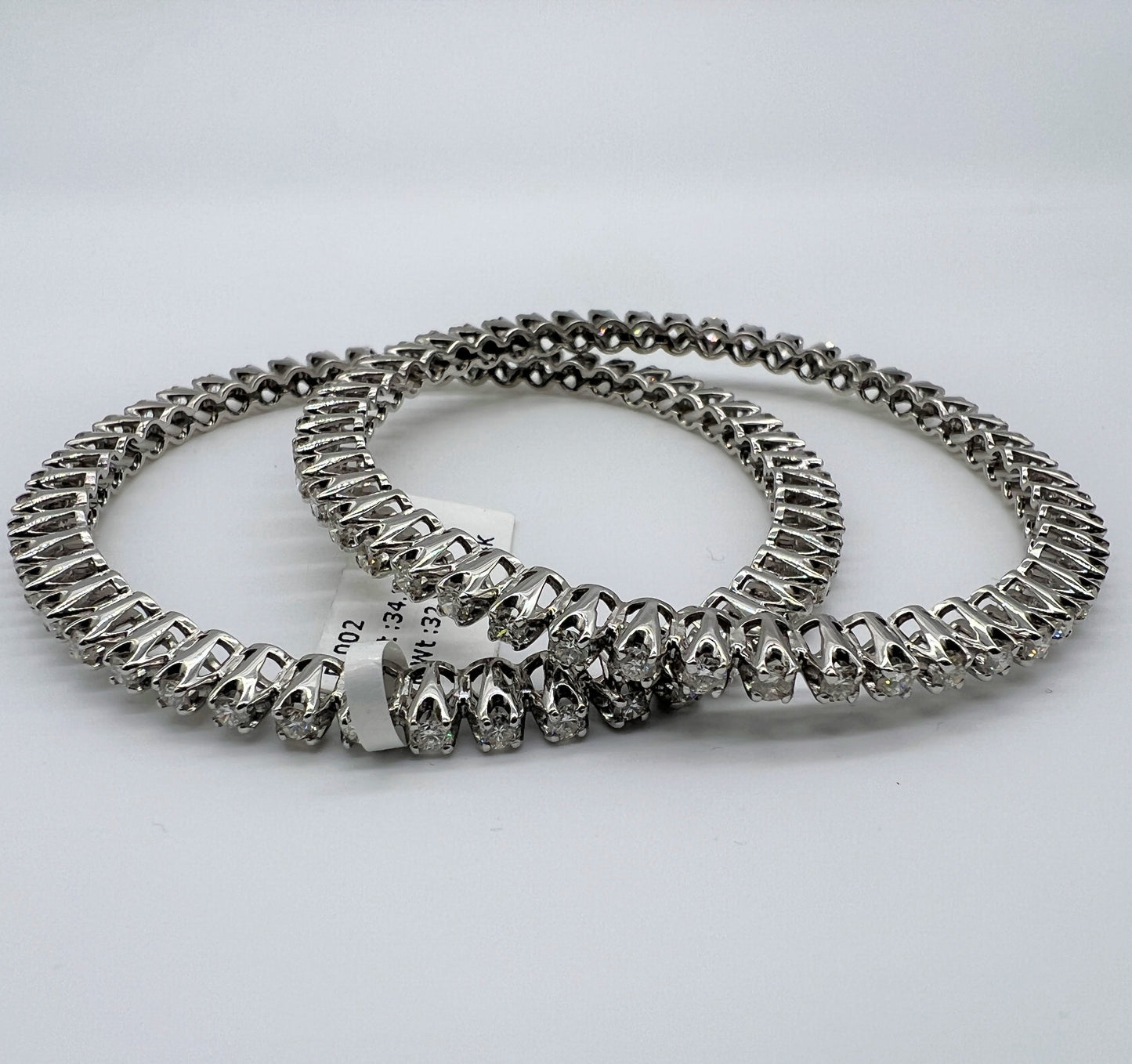 Lab Grown Diamond Bangle Pair