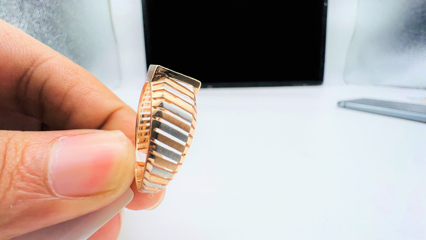 Men's Solid Gold Diamond Ring
