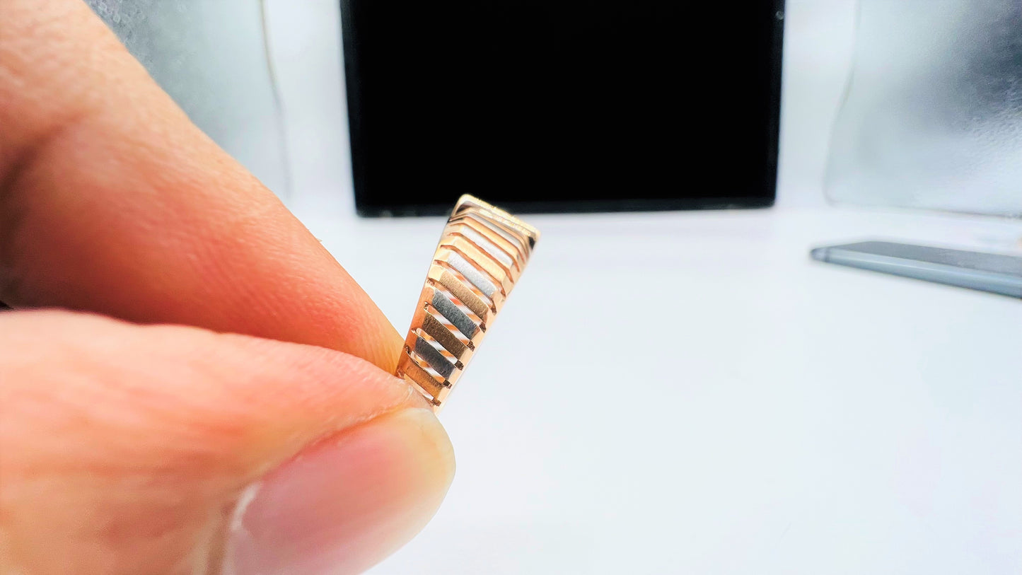 Men's Solid Gold Diamond Ring