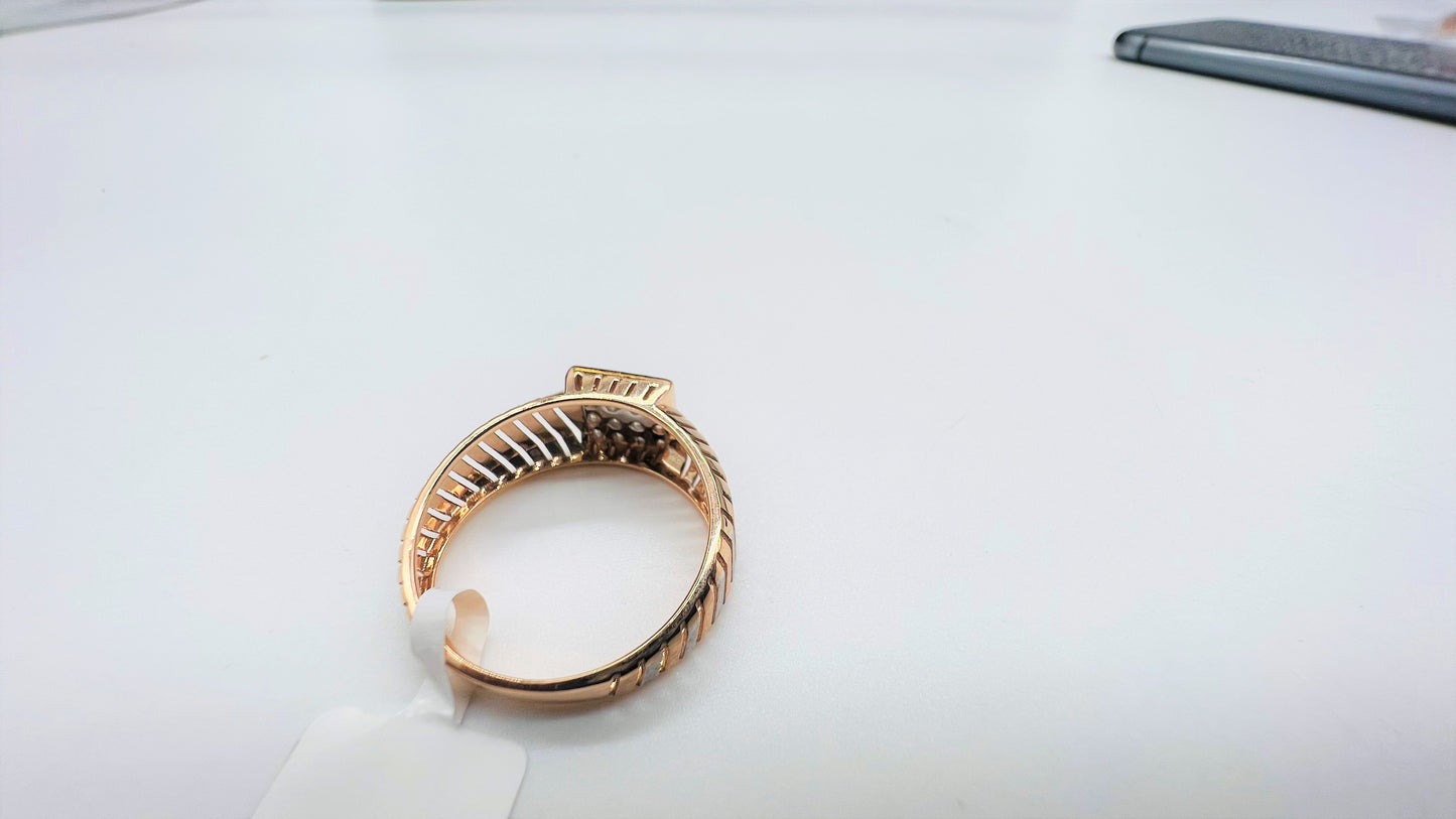 Men's Solid Gold Diamond Ring