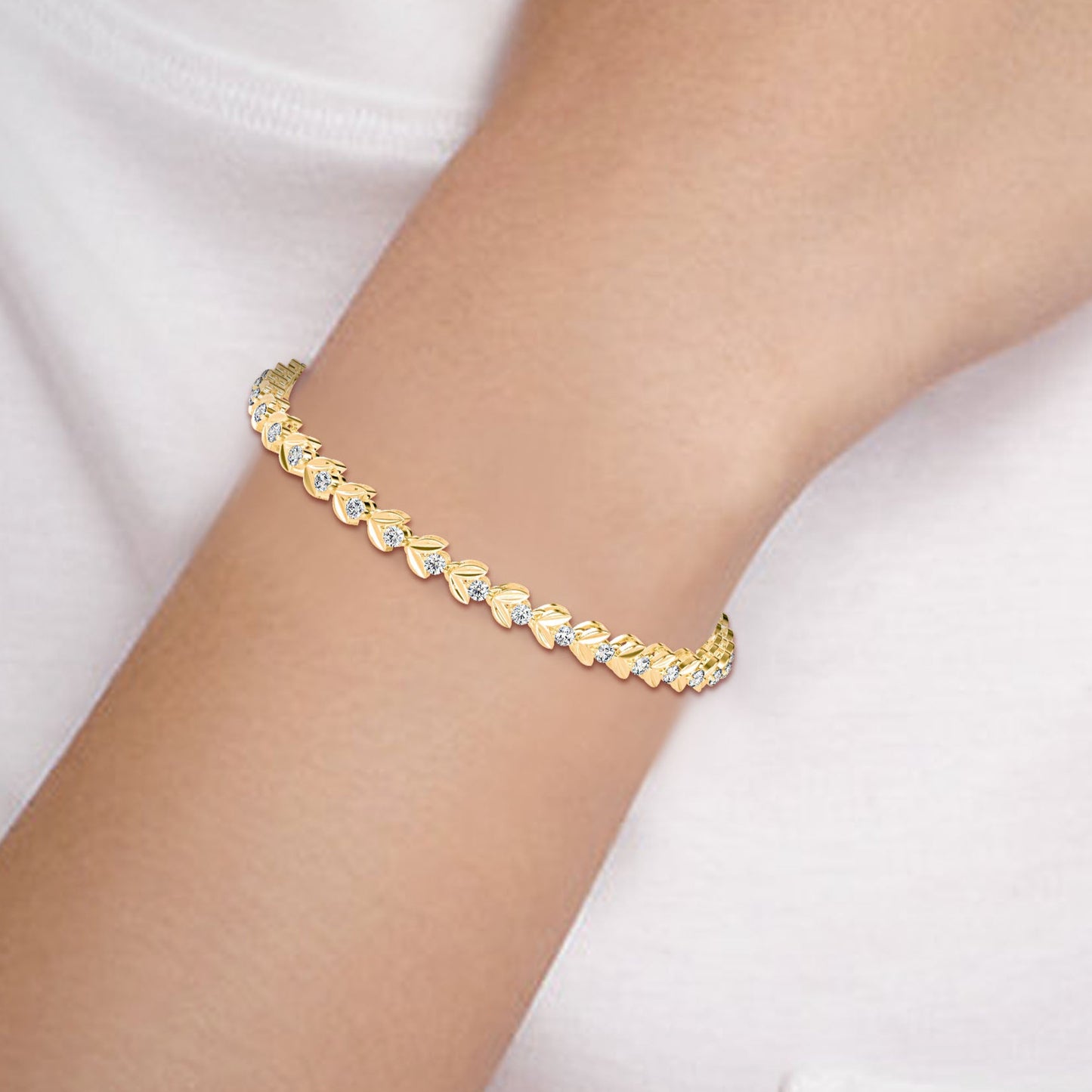 1.5 Ct. Diamond Tennis Bracelet in Solid Gold