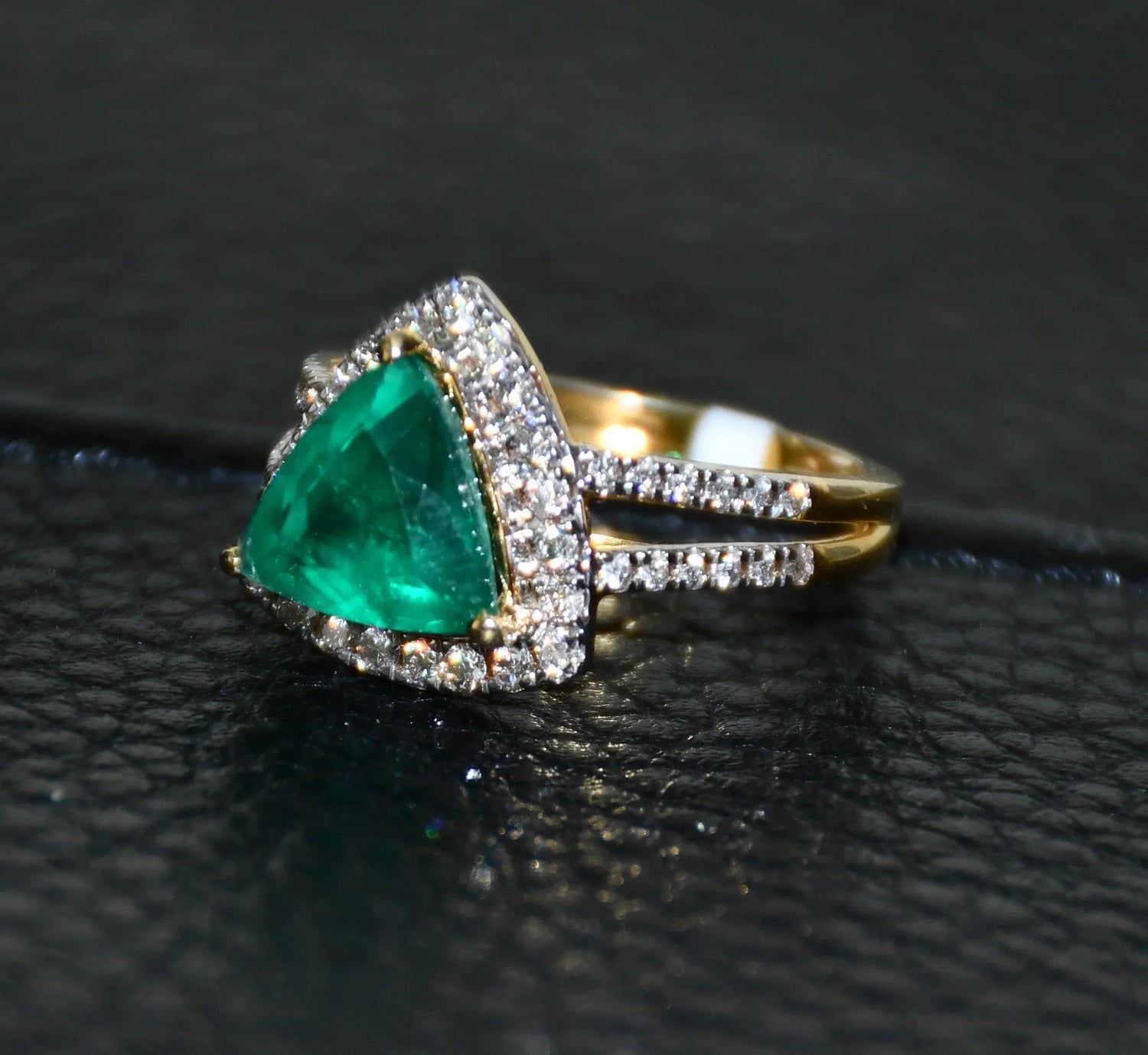 Women's Color Stone & Diamond Ring