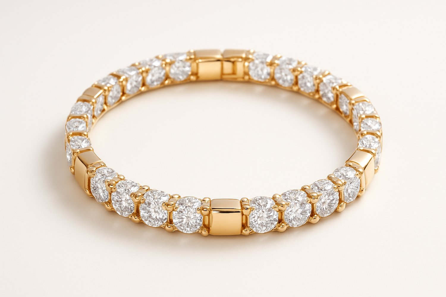Diamond Round Shape Bracelet