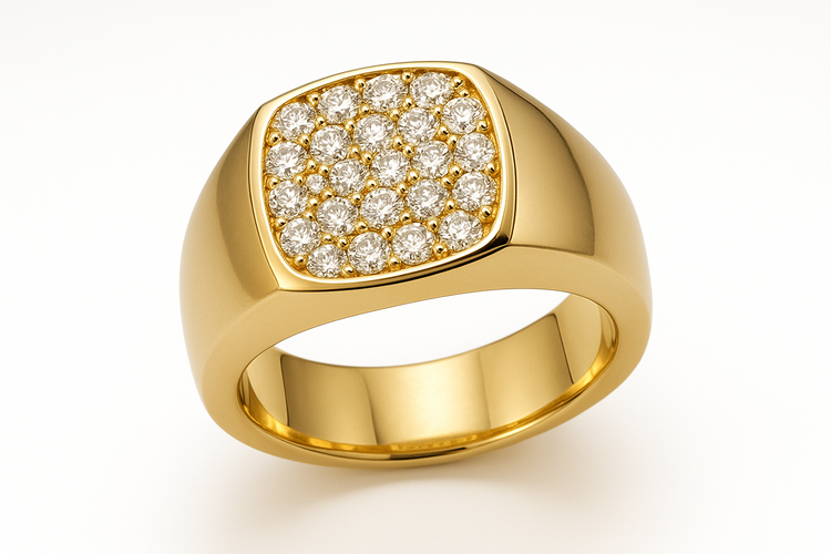 Men's Pavé/Cluster Setting Ring
