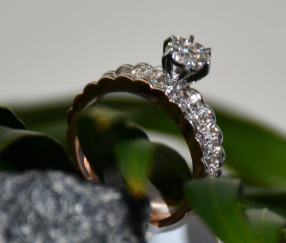 Women's 14Kt Gold Natural Diamond Ring for Everyday Wear