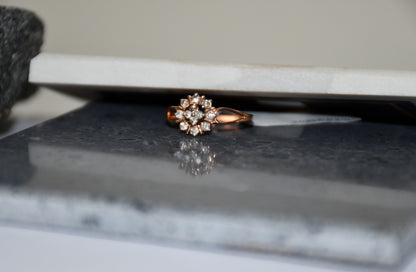 Women's Diamond Ring in Certified 14K Hallmark Gold for Gifting & Wear