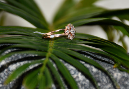 Women's Diamond Ring in Certified 14K Hallmark Gold for Gifting & Wear