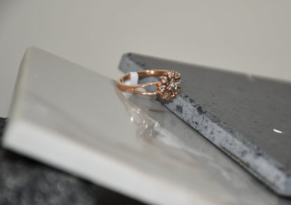 Women's Diamond Ring in Certified 14K Hallmark Gold for Gifting & Wear