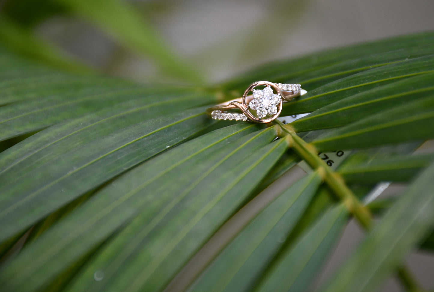 Diamond Ring | 14k Rose Gold | Handmade Minimalist Jewelry | Genuine 0.37ct GH Color | Best Gift for her | Natural | Diamond Ring |