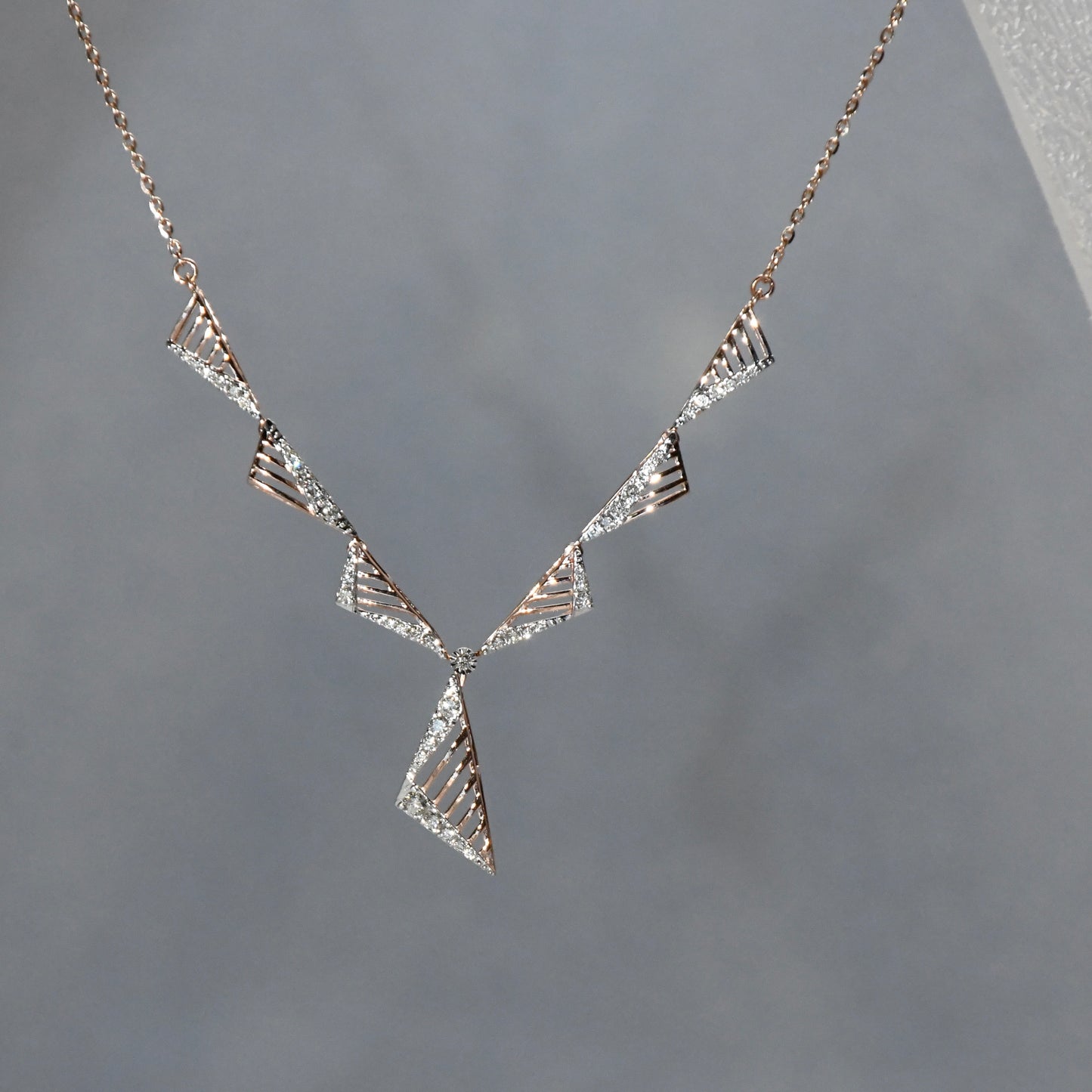 14K Gold Diamond Necklace: only Necklace