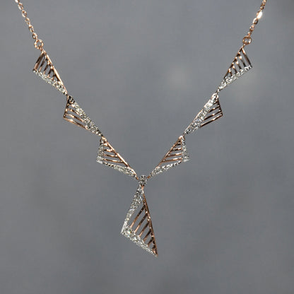 14K Gold Diamond Necklace: only Necklace