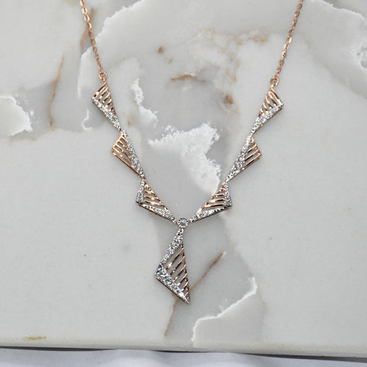 14K Gold Diamond Necklace: only Necklace