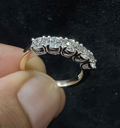 Handcrafted Natural Diamond Ring for Women