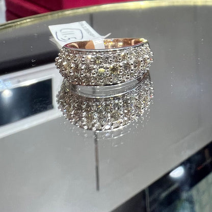 Women's Natural Diamond 14Kt Solid Gold Ring