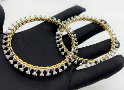 Lab Grown Diamond Bangle Pair