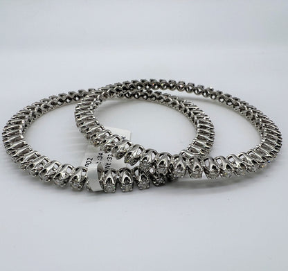 Lab Grown Diamond Bangle Pair