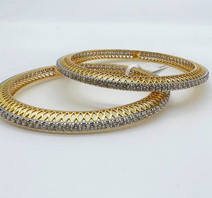 Lab Grown Diamond Bangle Pair
