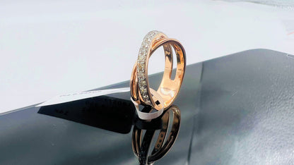 Women's 14Kt Solid Gold Diamond Ring