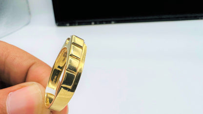 Men's Solitaire Diamond Ring in Real Gold