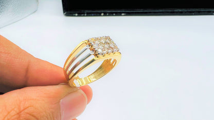 Diamond Ring for Him in Real Gold