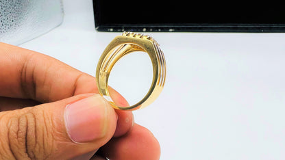 Diamond Ring for Him in Real Gold