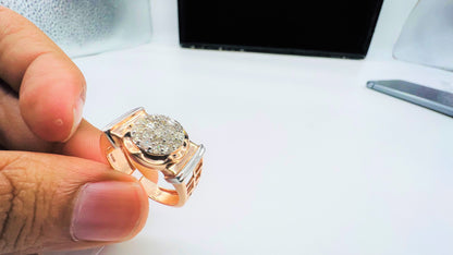 Diamond Ring for Men in Gold