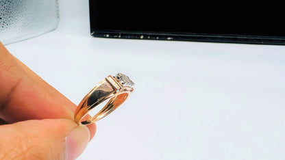 Pure Gold Diamond Ring for Men