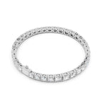 Real diamond bracelet on a white background