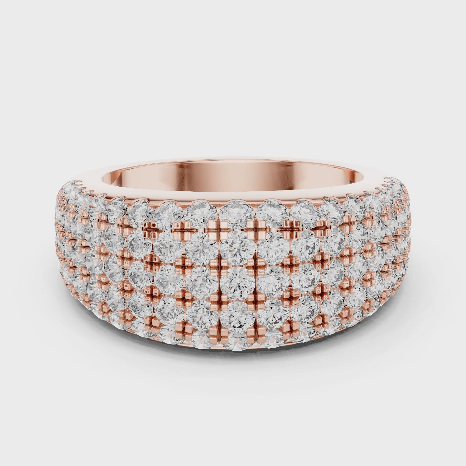 VANTAGE Real Diamond Band Ring