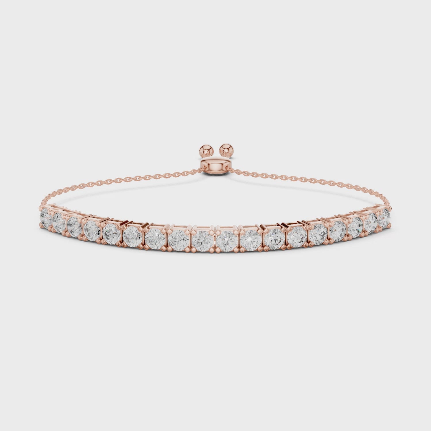 CADEN Lab Grown Diamond Bracelet (Adjustable)