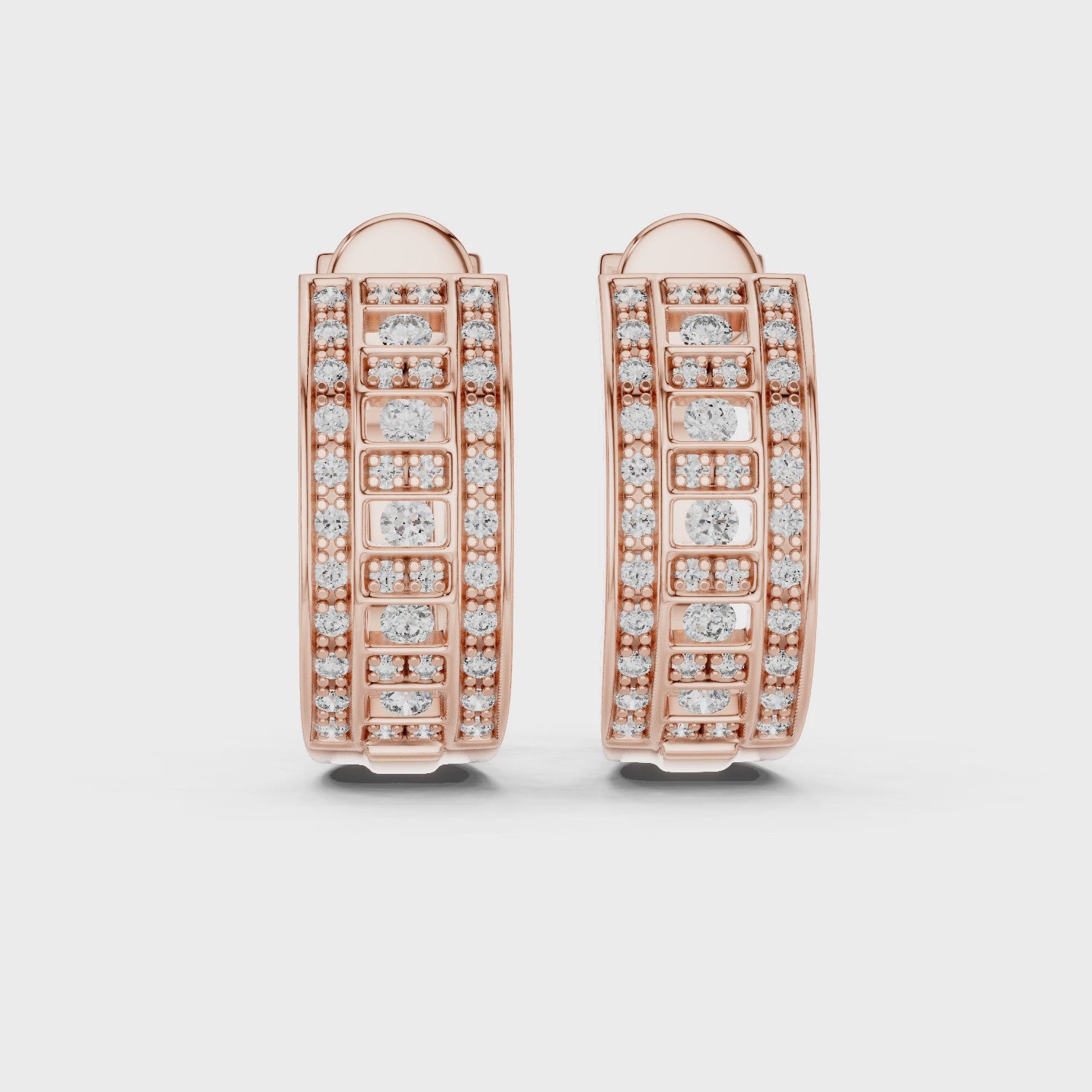 COVE Lab Grown Diamond Hoop/Huggie Earrings